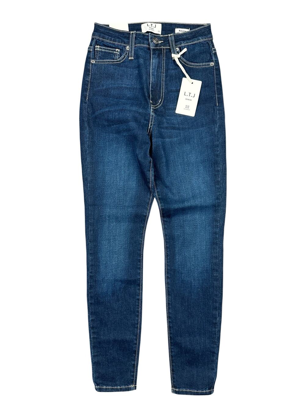 L.T.J. Letter to Juliet Amore High Rise Skinny Fit Jeans Dark Wash NWT — Size 25